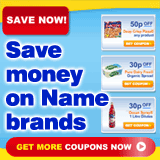 Save money on Name brands - click here